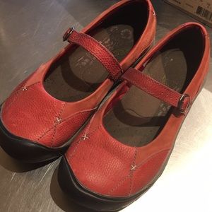 Red Keen Mary Janes light wear